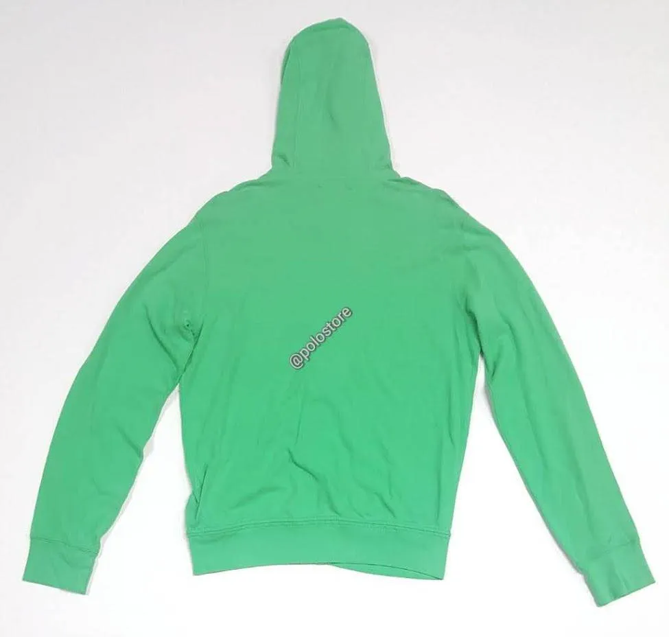 Nwt Polo Ralph Lauren Green Big Pony Hoodie