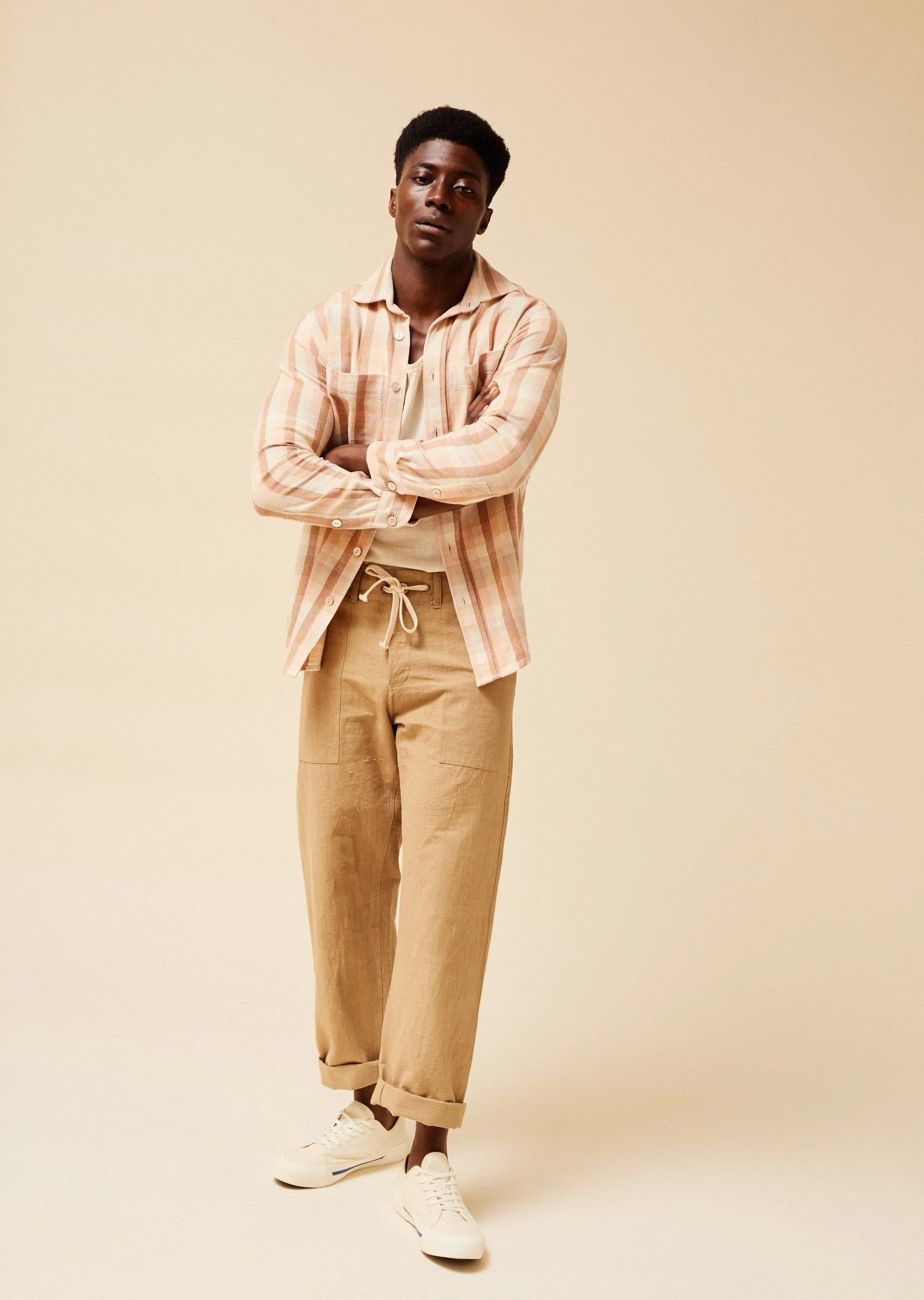 OBELISK PANT Khaki Canvas