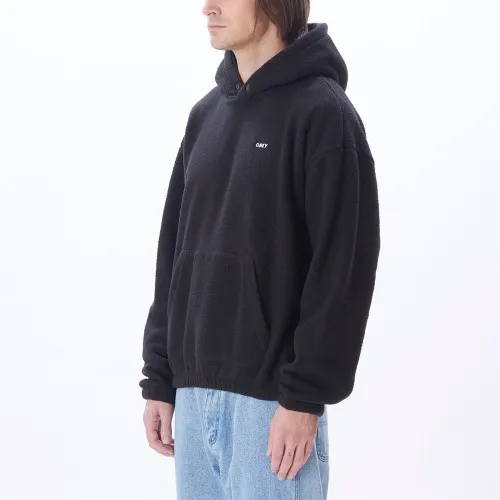 OBEY Bold Polar Fleece Hoody Black