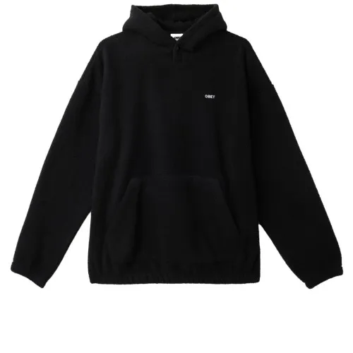 OBEY Bold Polar Fleece Hoody Black