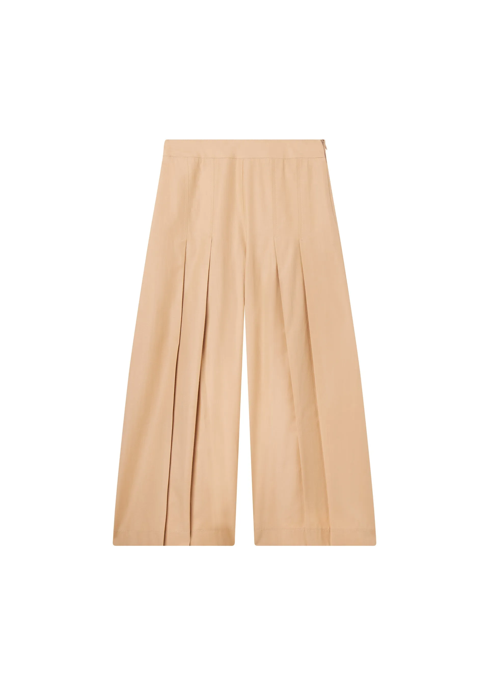 Pantaloni ampi cropped