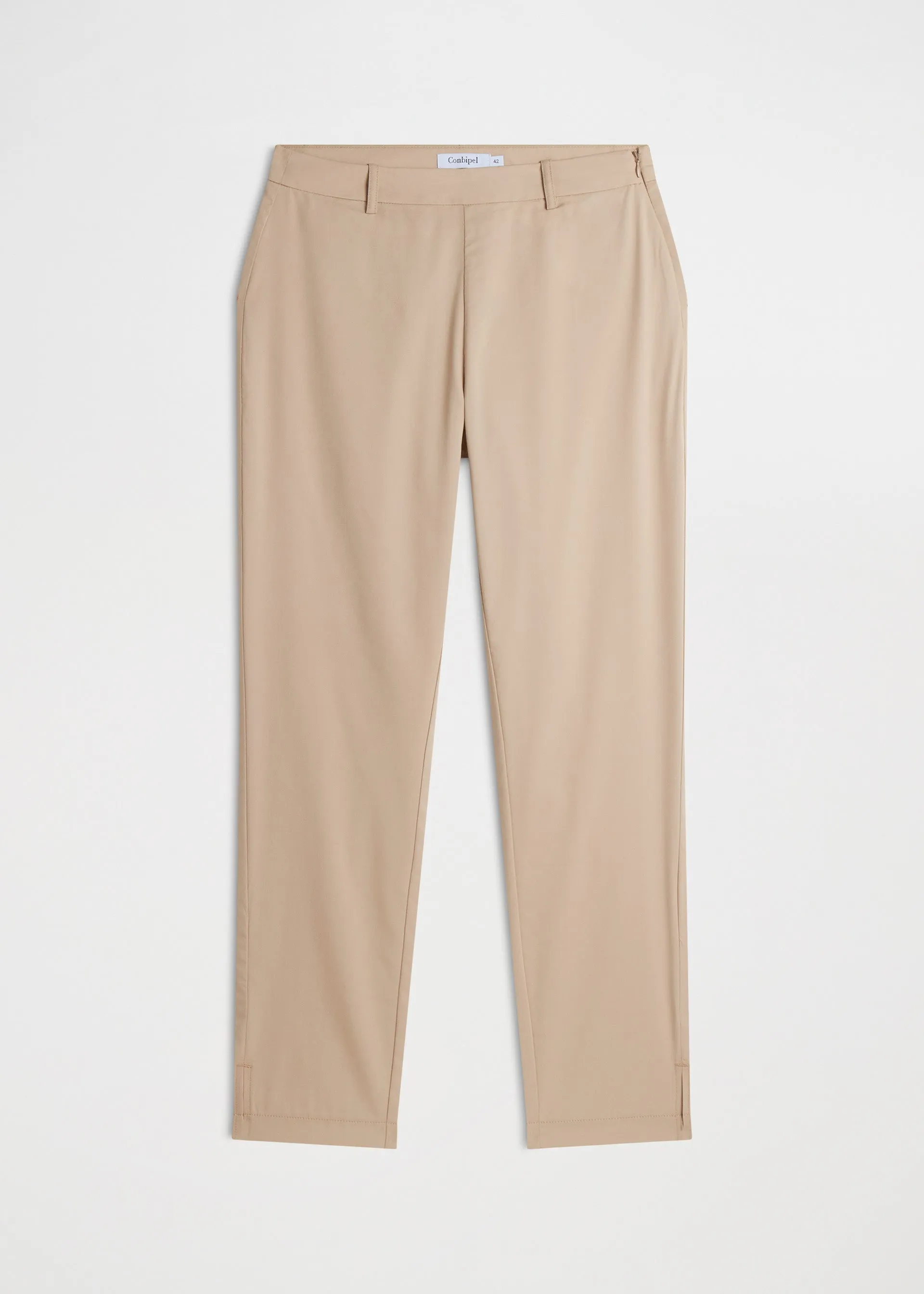 Pantaloni slim vita alta