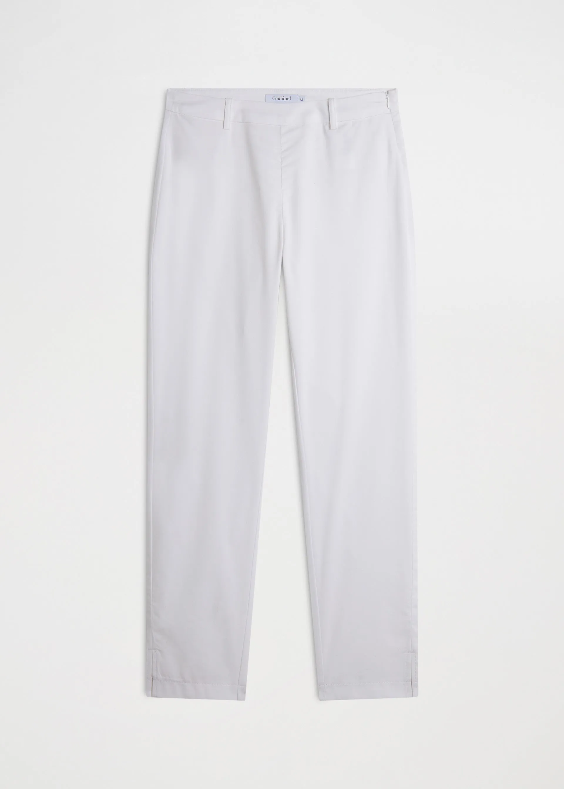 Pantaloni slim vita alta