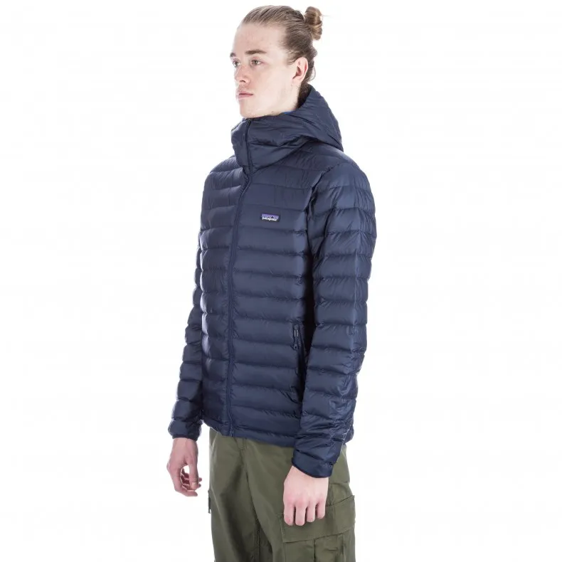 Patagonia Down Sweater Hoody (Navy Blue w/Navy Blue)