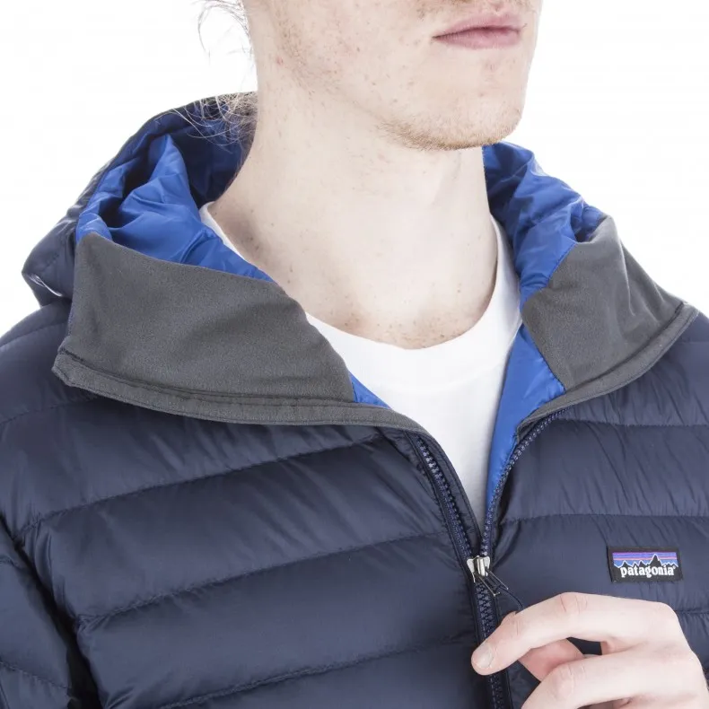 Patagonia Down Sweater Hoody (Navy Blue w/Navy Blue)