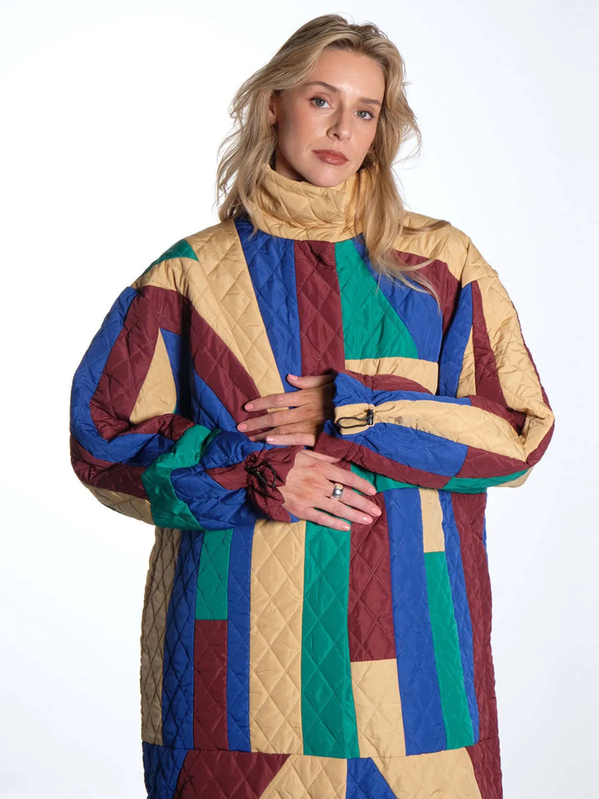 Patchwork Coat - Multicolour