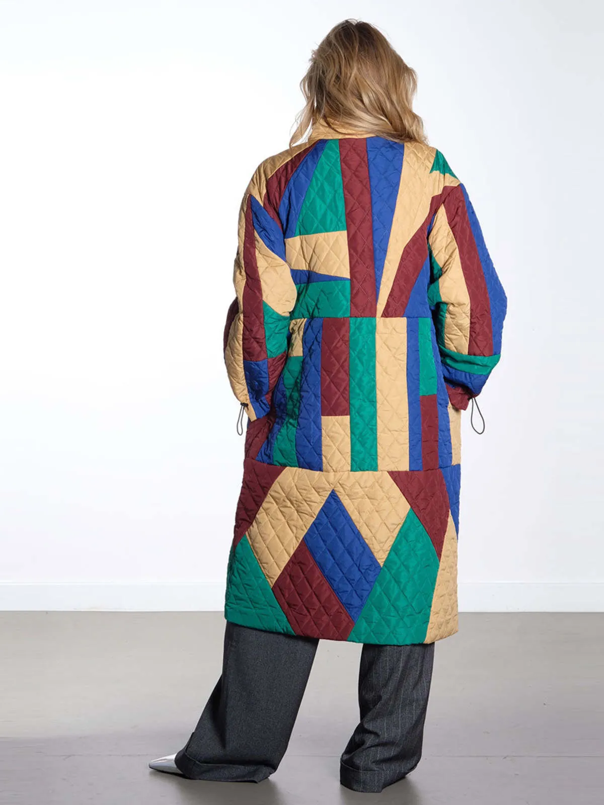 Patchwork Coat - Multicolour