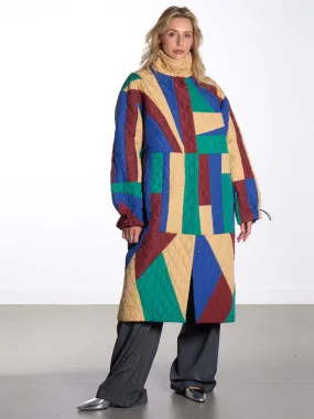 Patchwork Coat - Multicolour