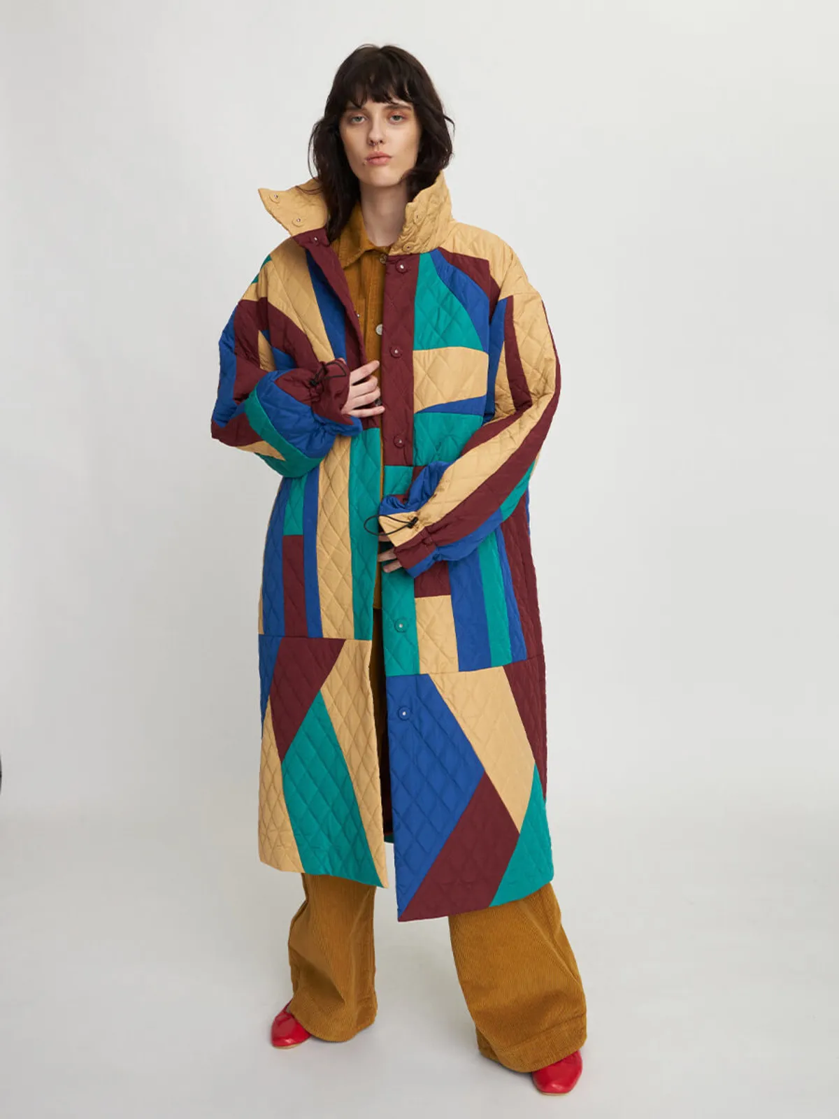 Patchwork Coat - Multicolour