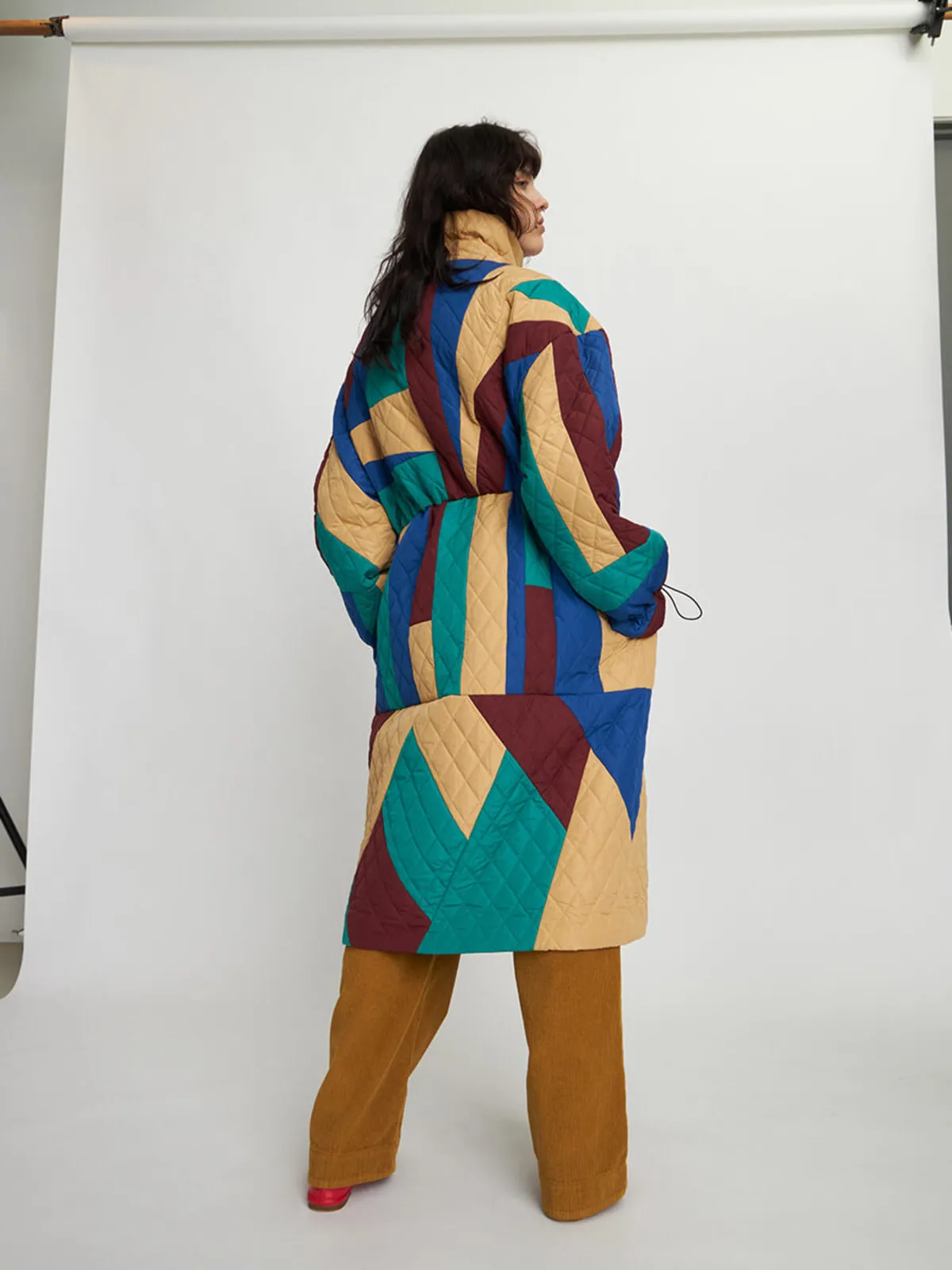 Patchwork Coat - Multicolour