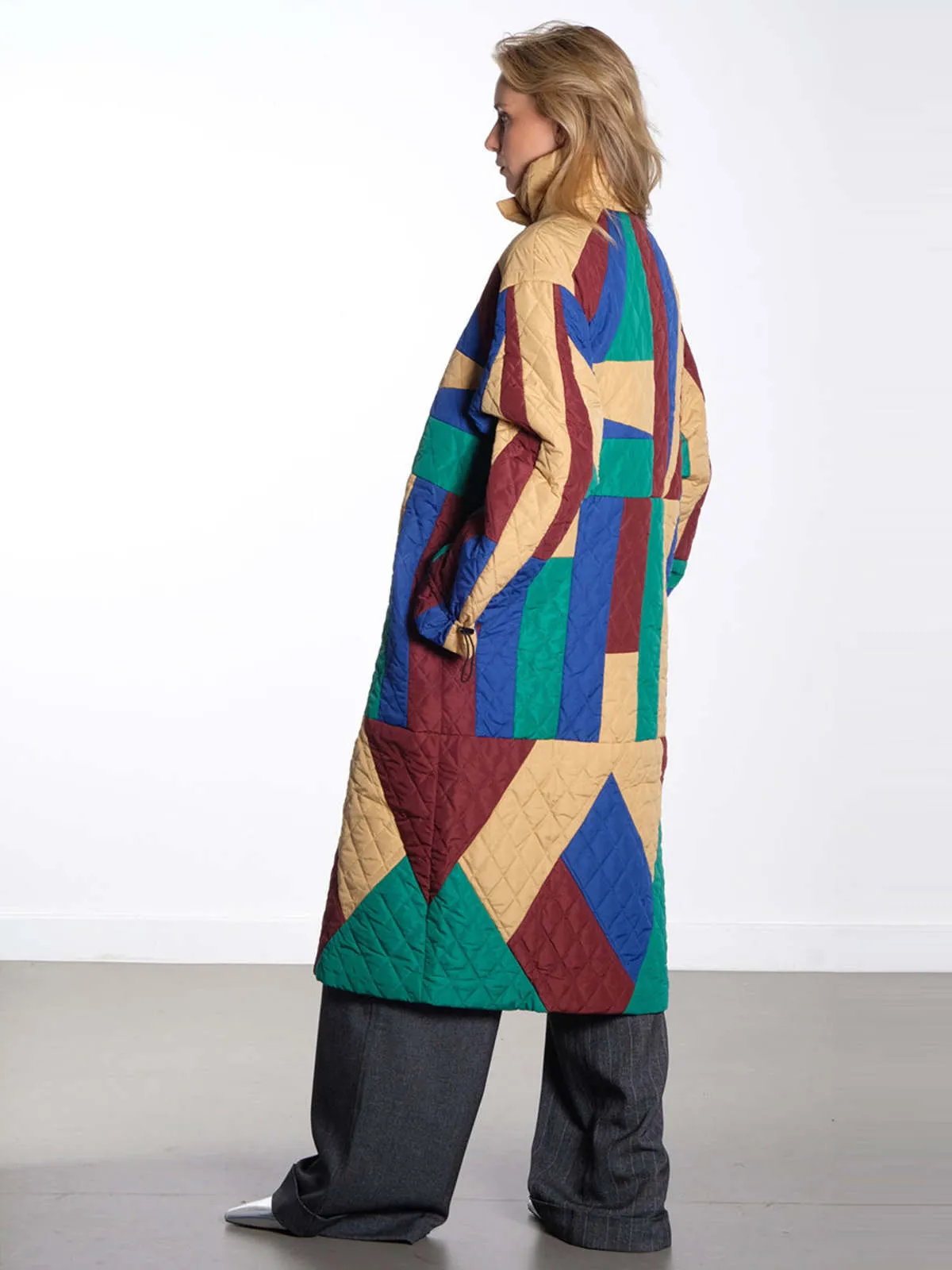 Patchwork Coat - Multicolour