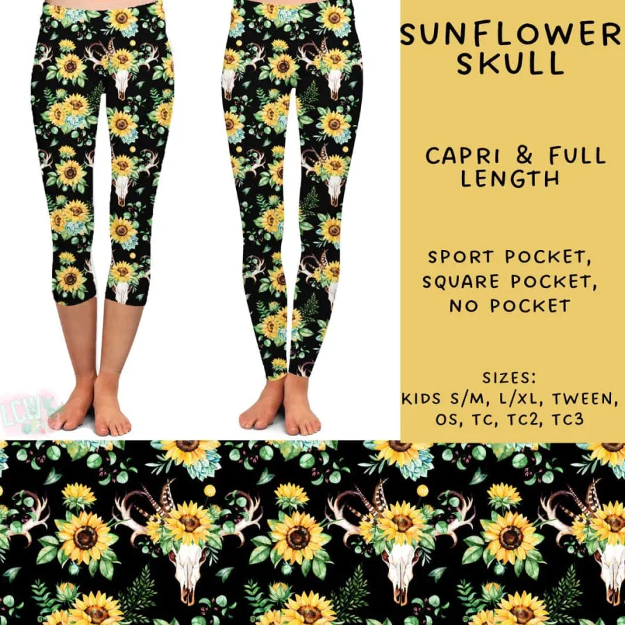 Preorder Custom Styles - Sunflower Skull - Closes 8 Aug - ETA mid Nov 2024