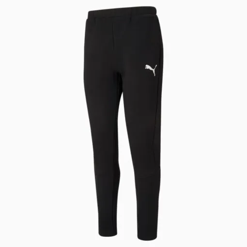 PUMA MEN'S EVOSTRIPE BLACK TRACKPANTS