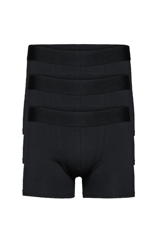 Resterds 3-pack Organic Trunks Black