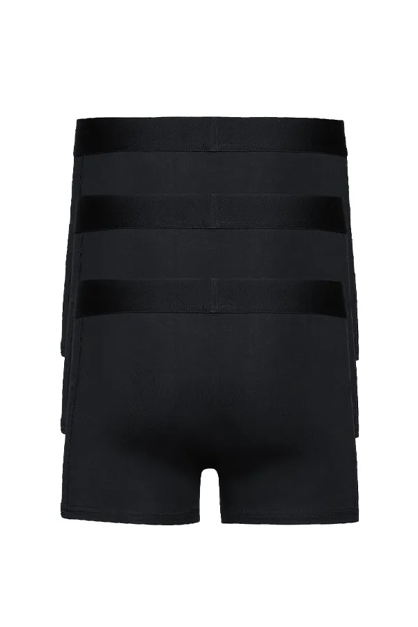 Resterds 3-pack Organic Trunks Black