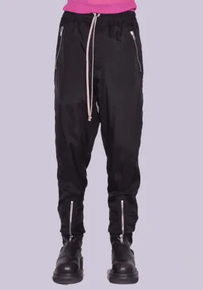 RICK OWENS MEN RU01C4370 J TECUATL TRACKPANTS BLACK