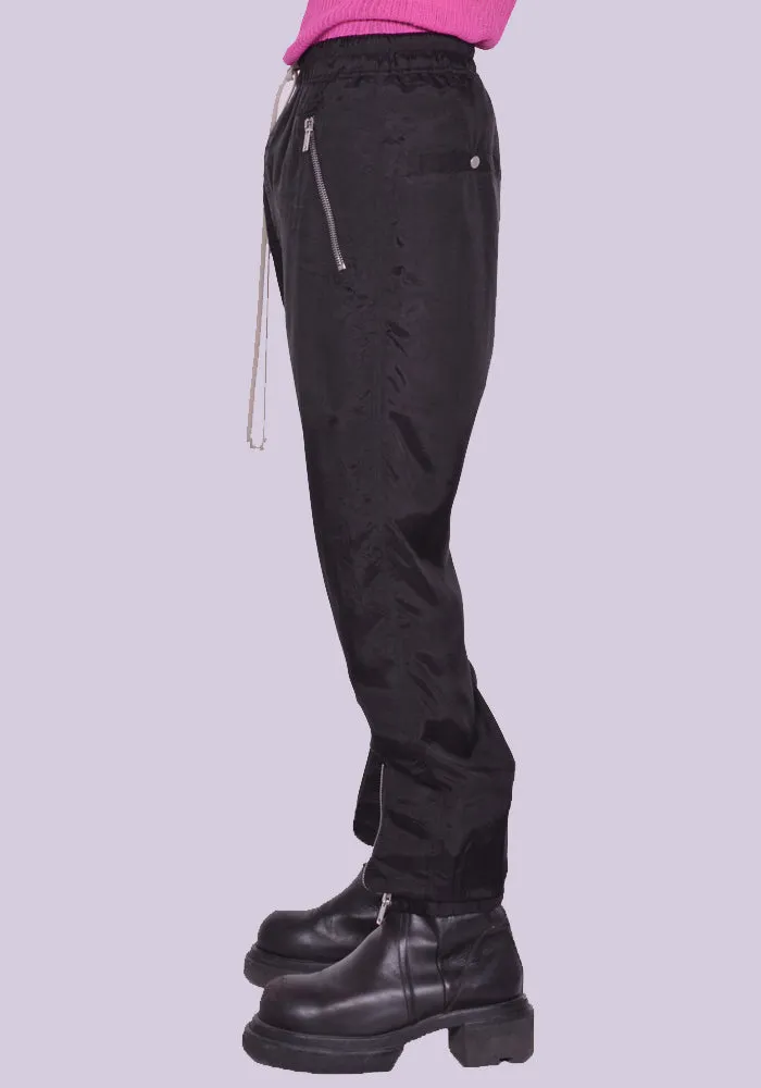 RICK OWENS MEN RU01C4370 J TECUATL TRACKPANTS BLACK