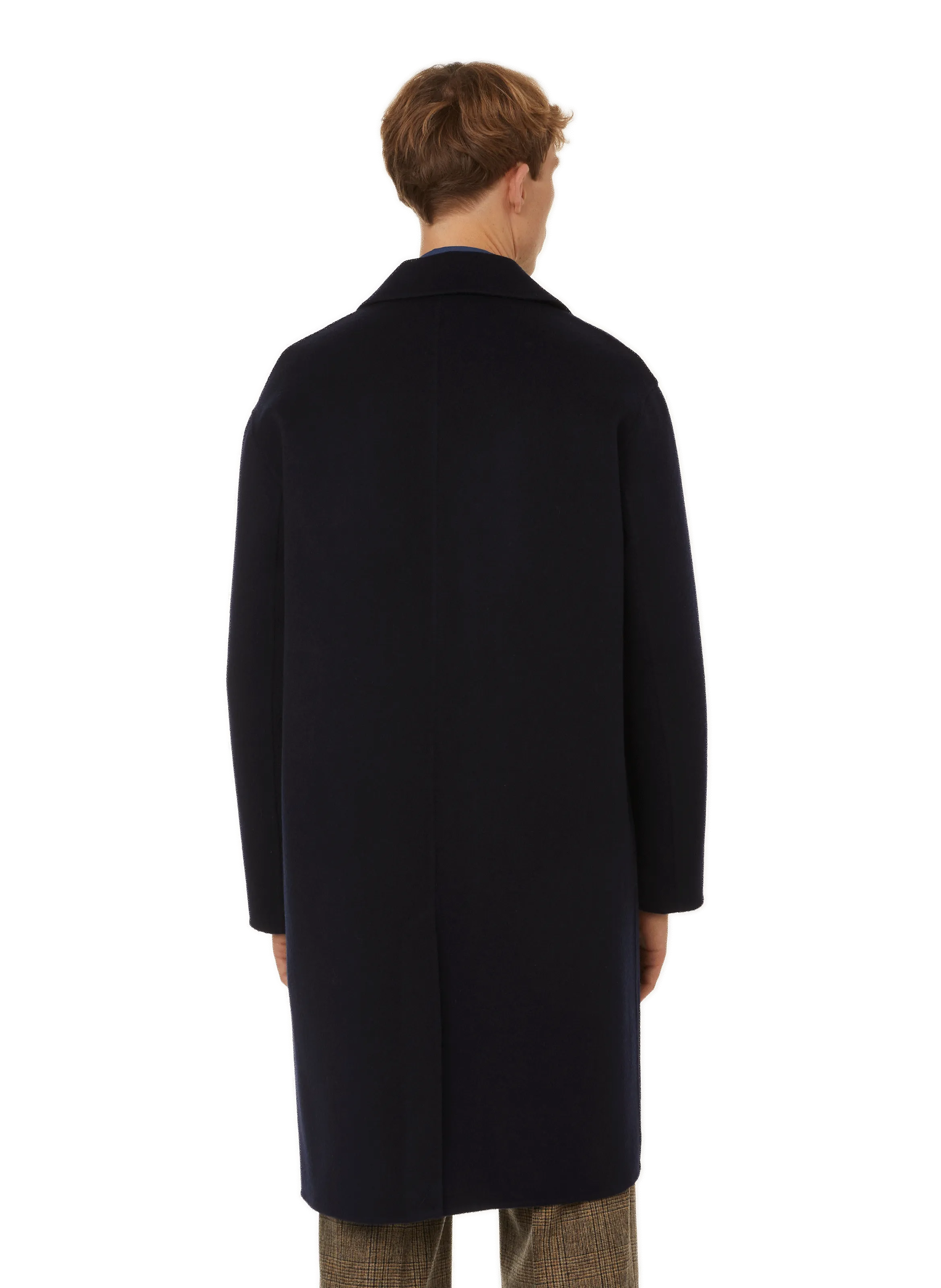 Saison 1865  Straight wool coat - Blue