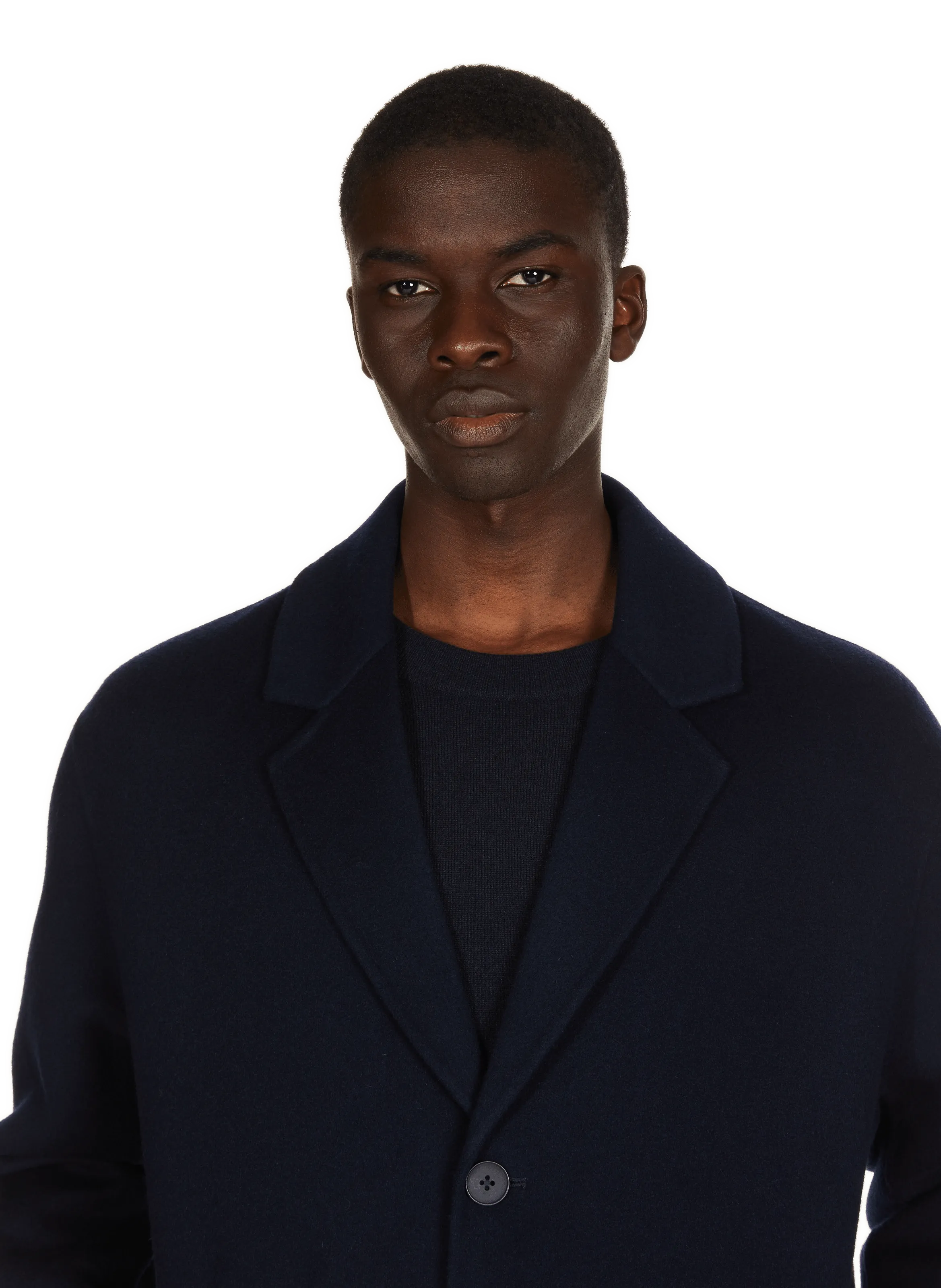 Saison 1865  Straight wool coat - Blue