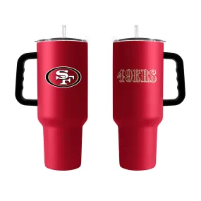 San Francisco 49ers 40oz. Powder Coat Travel Tumbler