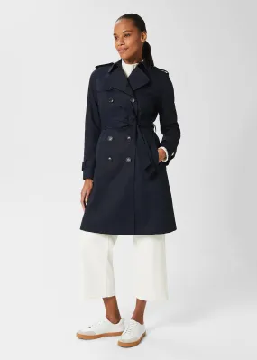 Saskia Shower Resistant Trench Coat 