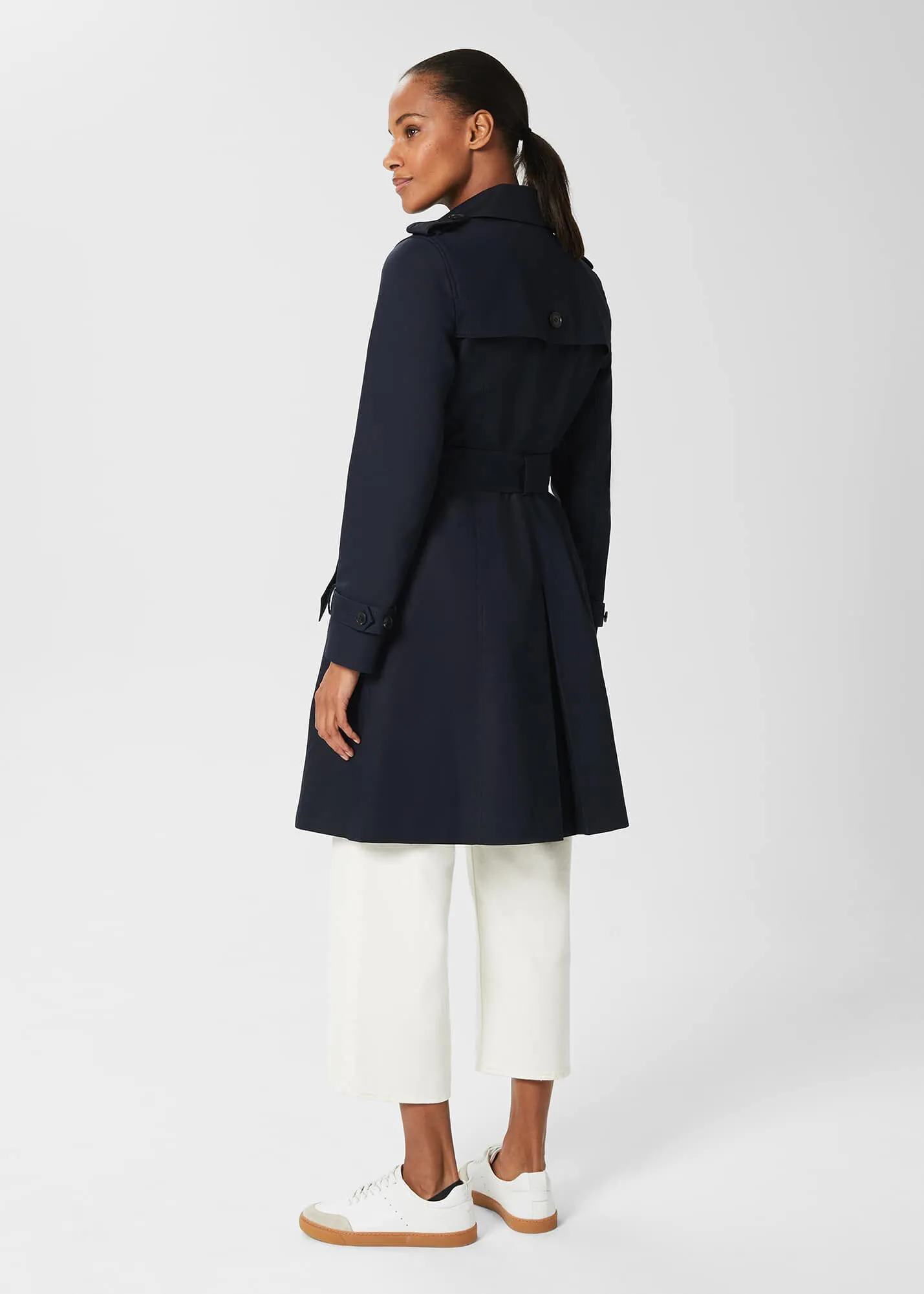 Saskia Shower Resistant Trench Coat 