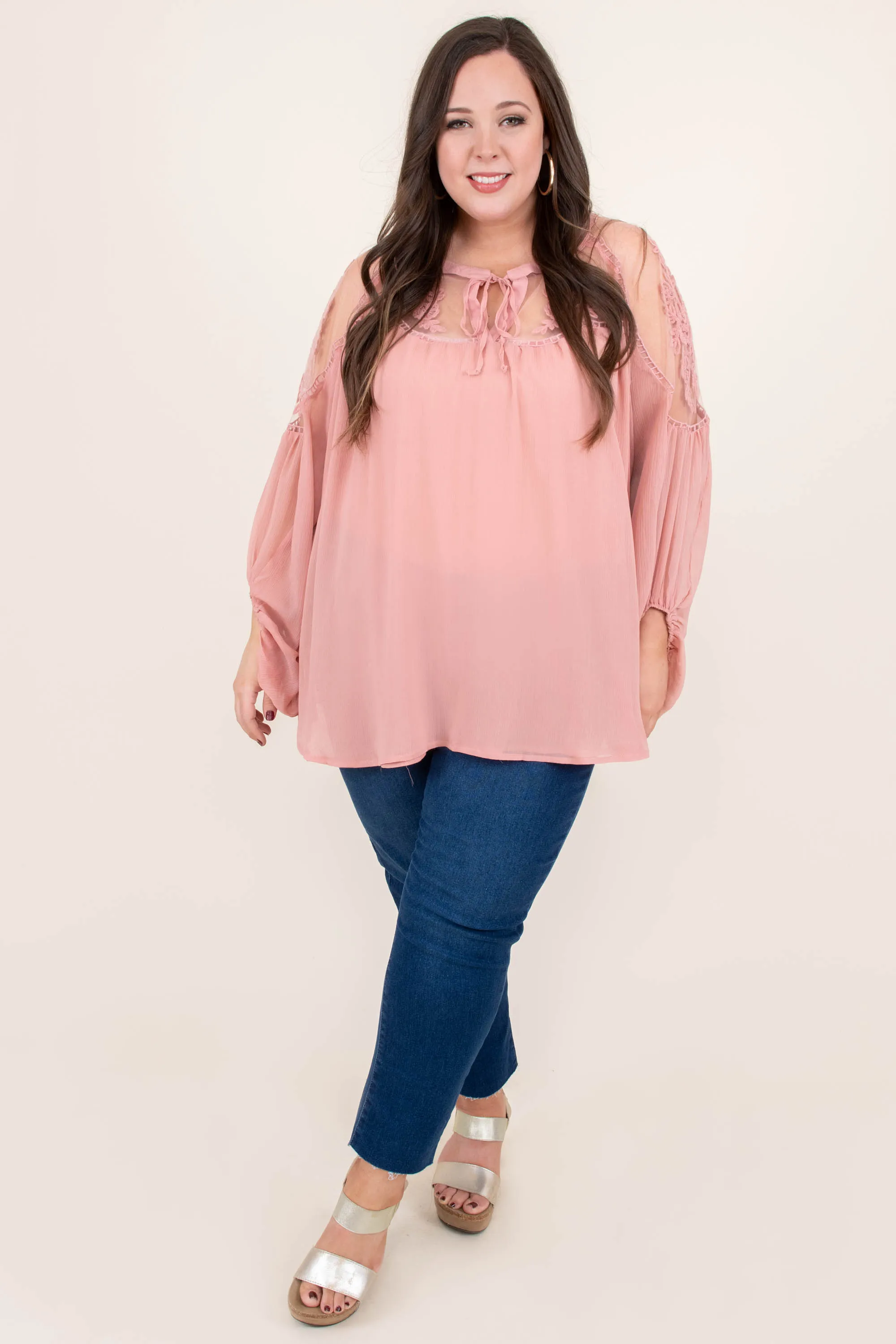 Say Something Blouse, Blush