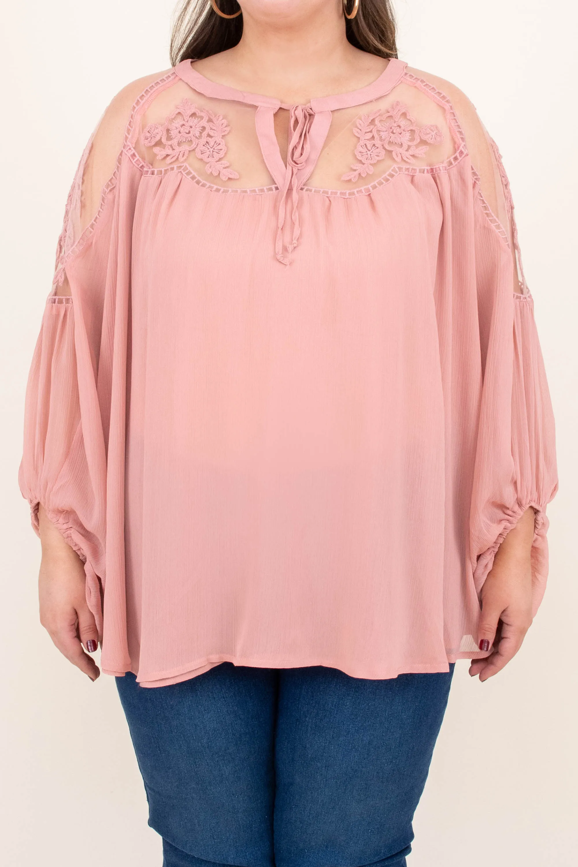 Say Something Blouse, Blush