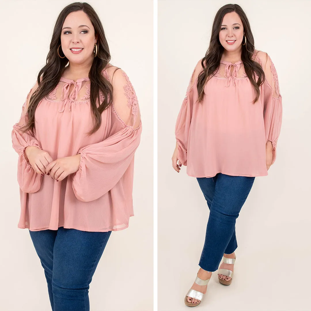 Say Something Blouse, Blush