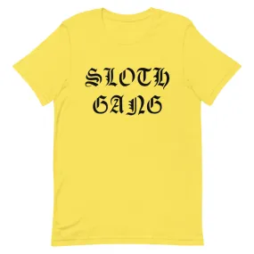 SLOTHGANG CLASSIC YELLOW GRAPHIC T