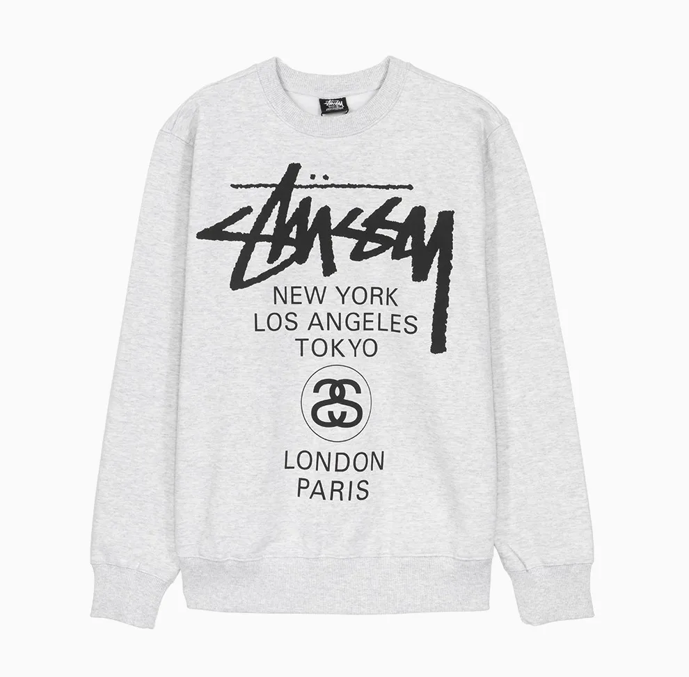 STUSSY  |Unisex Street Style Skater Style Sweatshirts