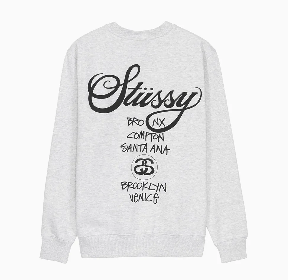 STUSSY  |Unisex Street Style Skater Style Sweatshirts