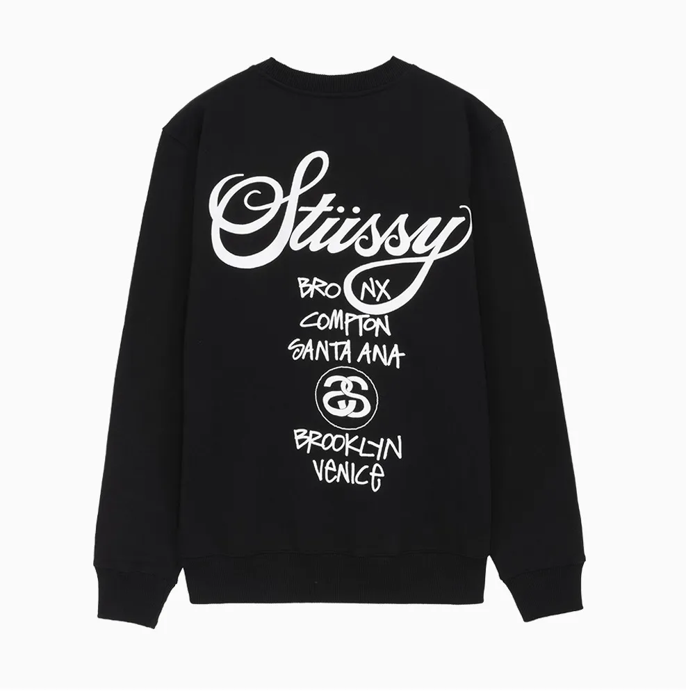 STUSSY  |Unisex Street Style Skater Style Sweatshirts