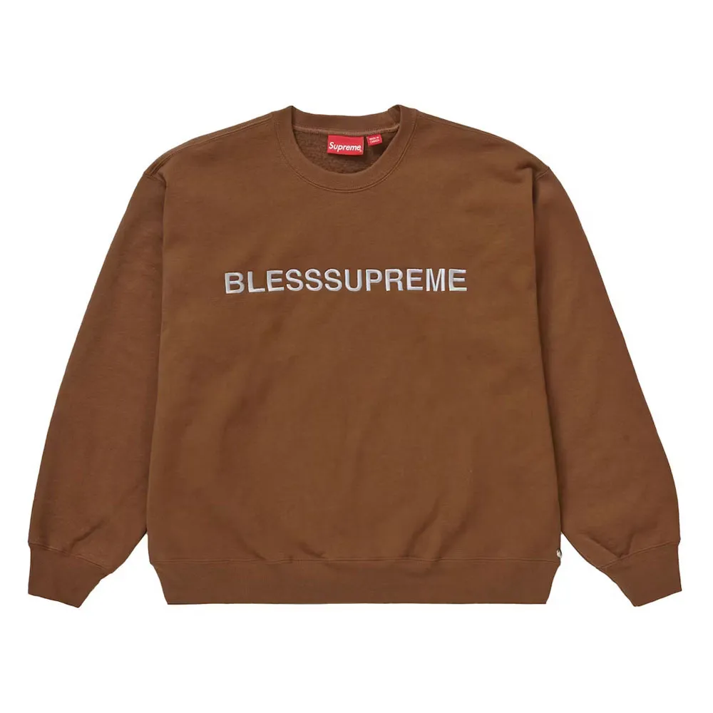 Supreme  |Unisex Street Style Collaboration Logo Sweatshirts