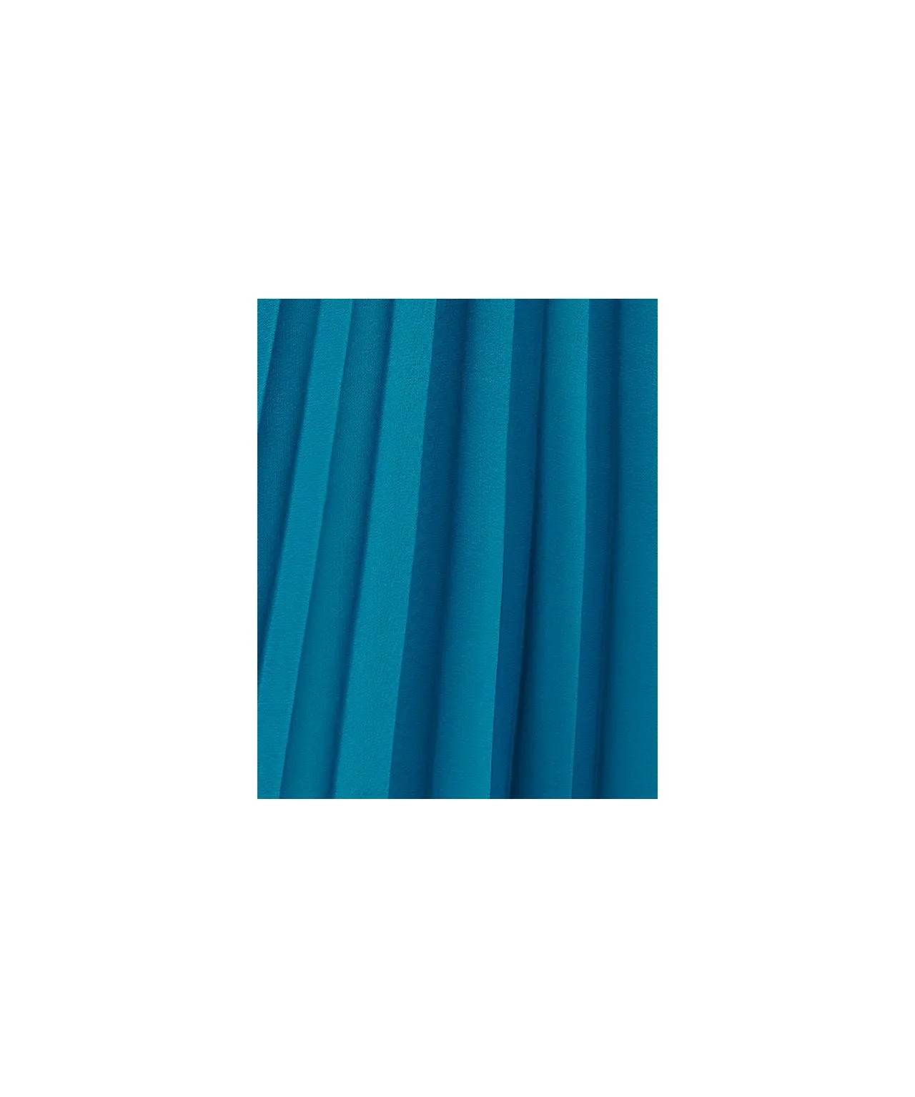 Teal Pleated Skirt