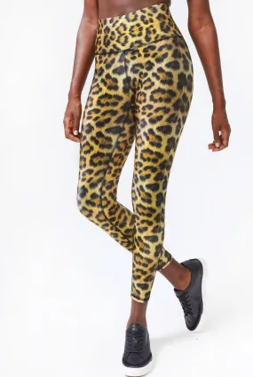 Terez Leopard Goals Tall Band Legging