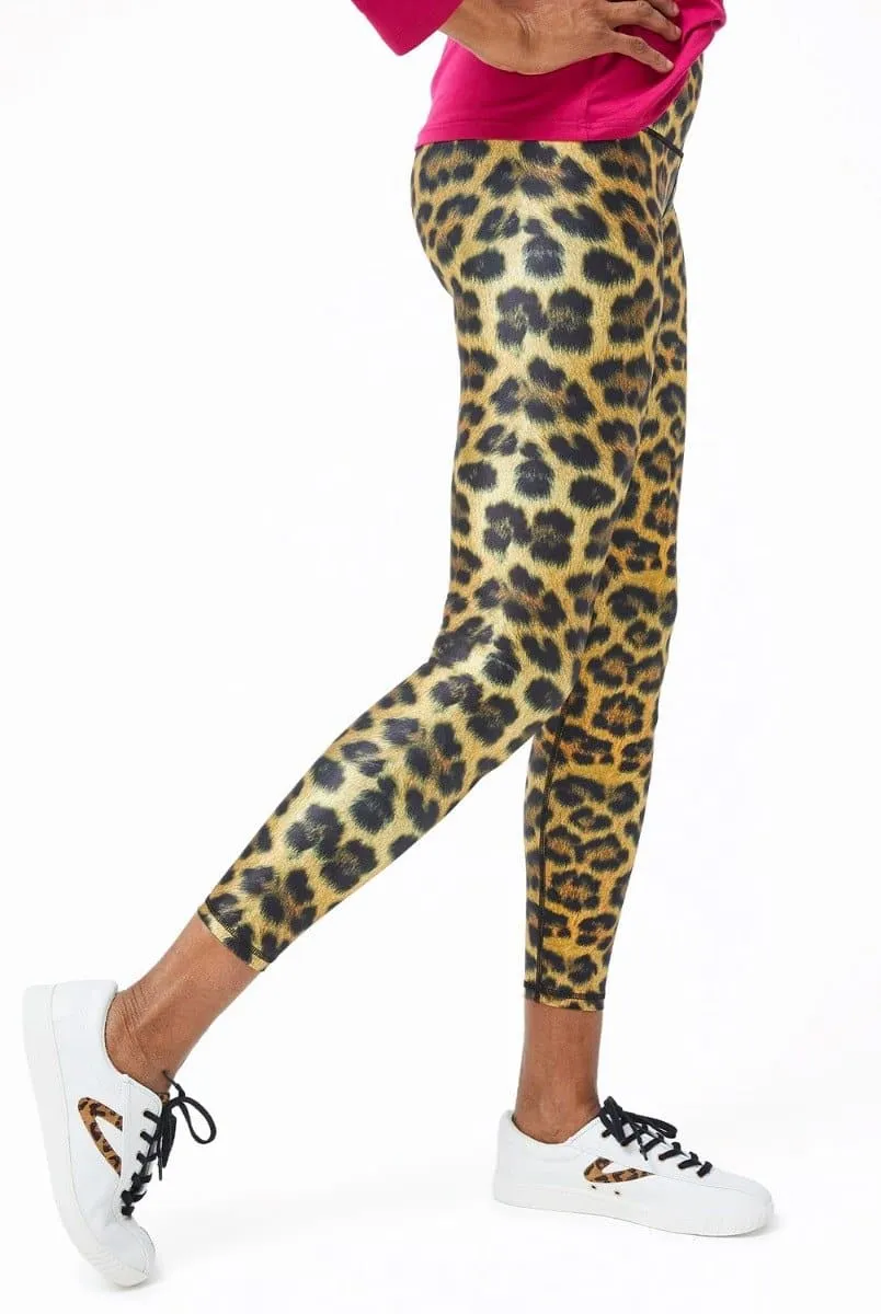 Terez Leopard Goals Tall Band Legging