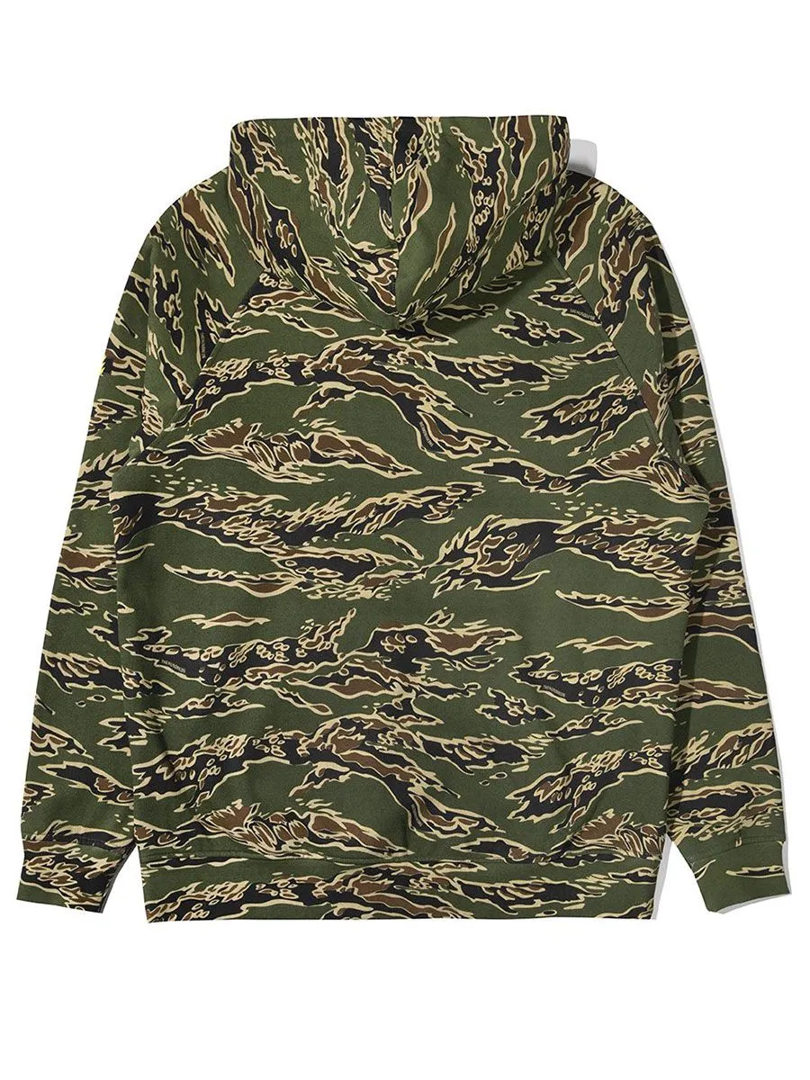 The Hundreds Bravo Pullover Hoody - Tiger Camo