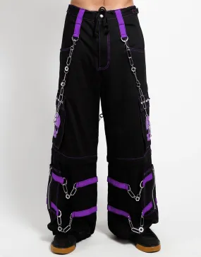 Tripp Purple Skull Zip Off Pant