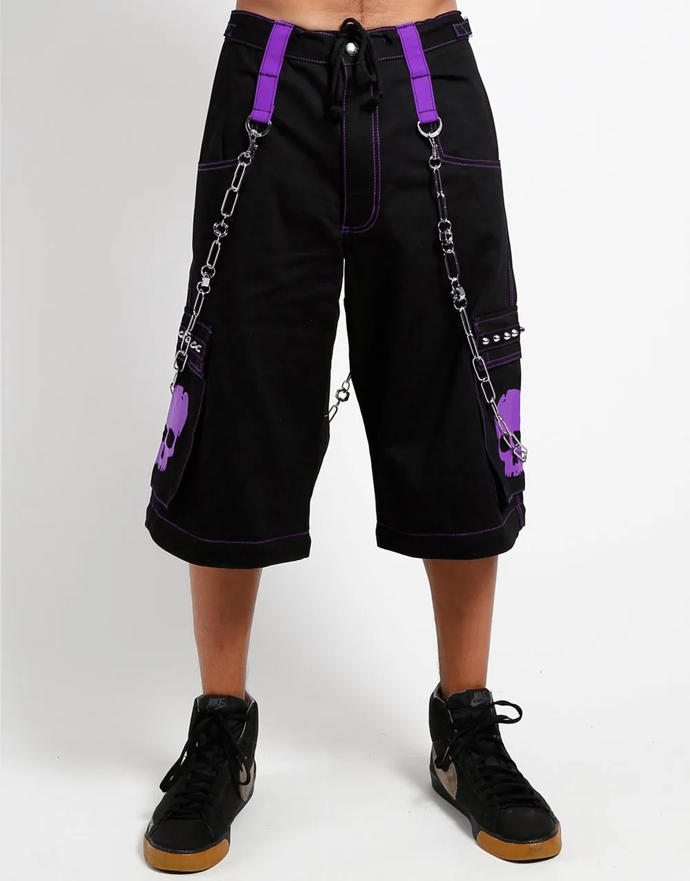 Tripp Purple Skull Zip Off Pant