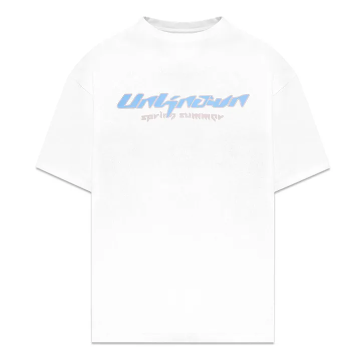 UNKNOWN  |Crew Neck Unisex Short Sleeves Logo Crew Neck T-Shirts