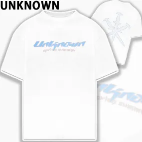 UNKNOWN  |Crew Neck Unisex Short Sleeves Logo Crew Neck T-Shirts