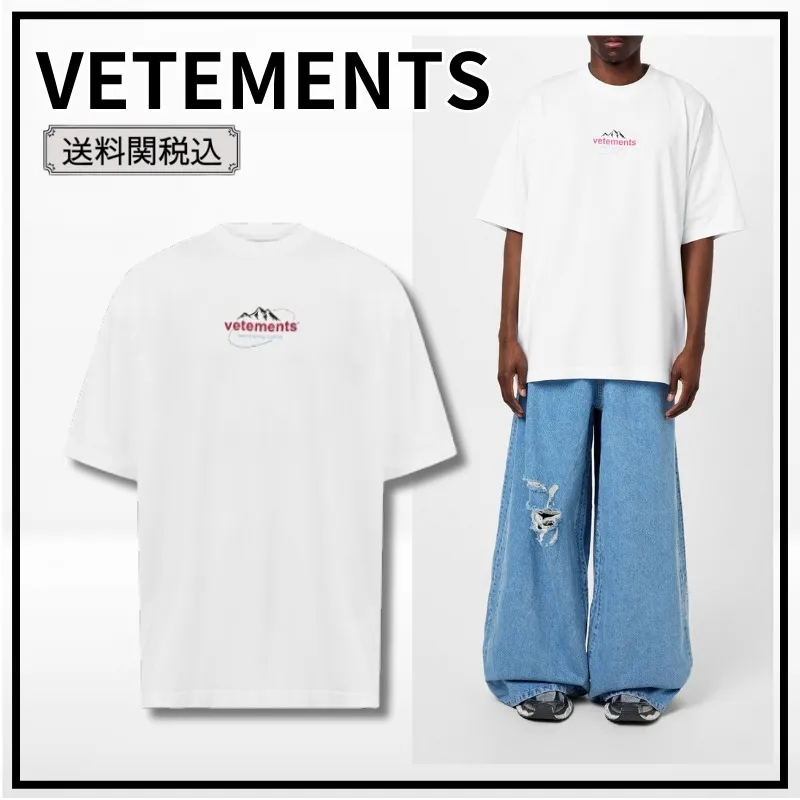 VETEMENTS  |Unisex Street Style Cotton Logo T-Shirts