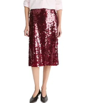 Vince Sequined Midi Skirt