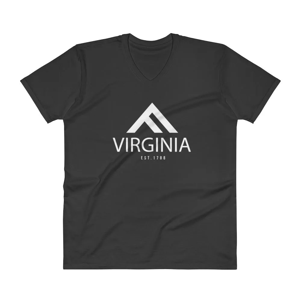 Virginia - V-Neck T-Shirt - Established