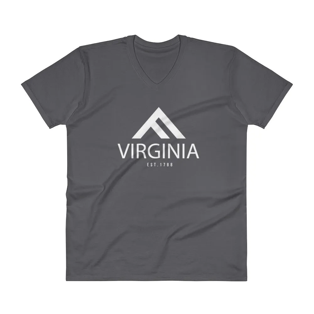 Virginia - V-Neck T-Shirt - Established