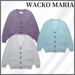 WACKO MARIA  |Unisex Wool Street Style Plain Oversized Cardigans