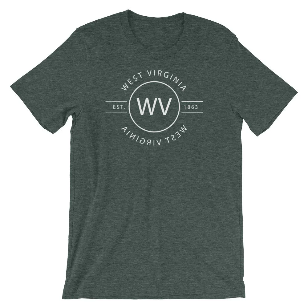 West Virginia - Short-Sleeve Unisex T-Shirt - Reflections