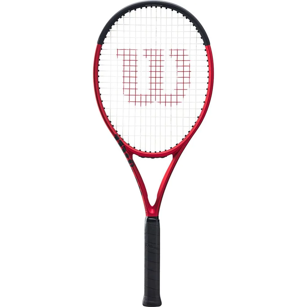 WILSON Clash 100UL V2.0 Unstrung Tennis Racquet (Red/Black)