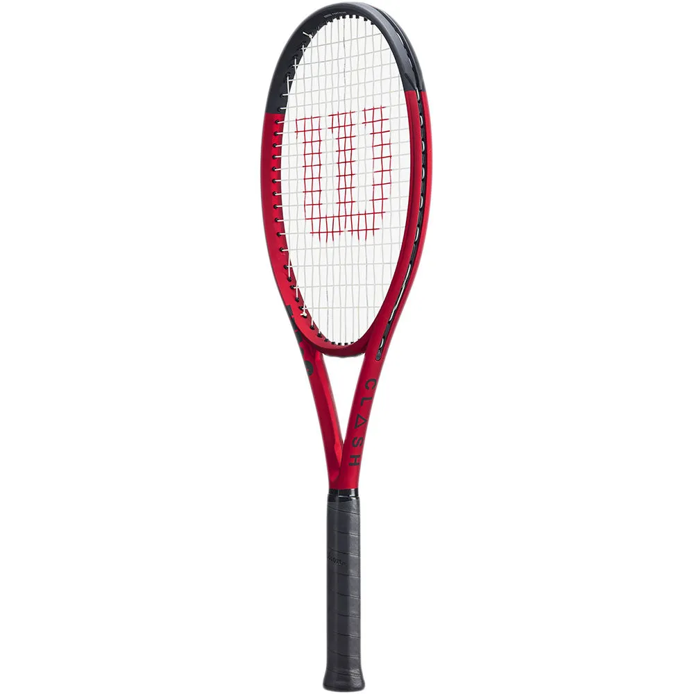 WILSON Clash 100UL V2.0 Unstrung Tennis Racquet (Red/Black)